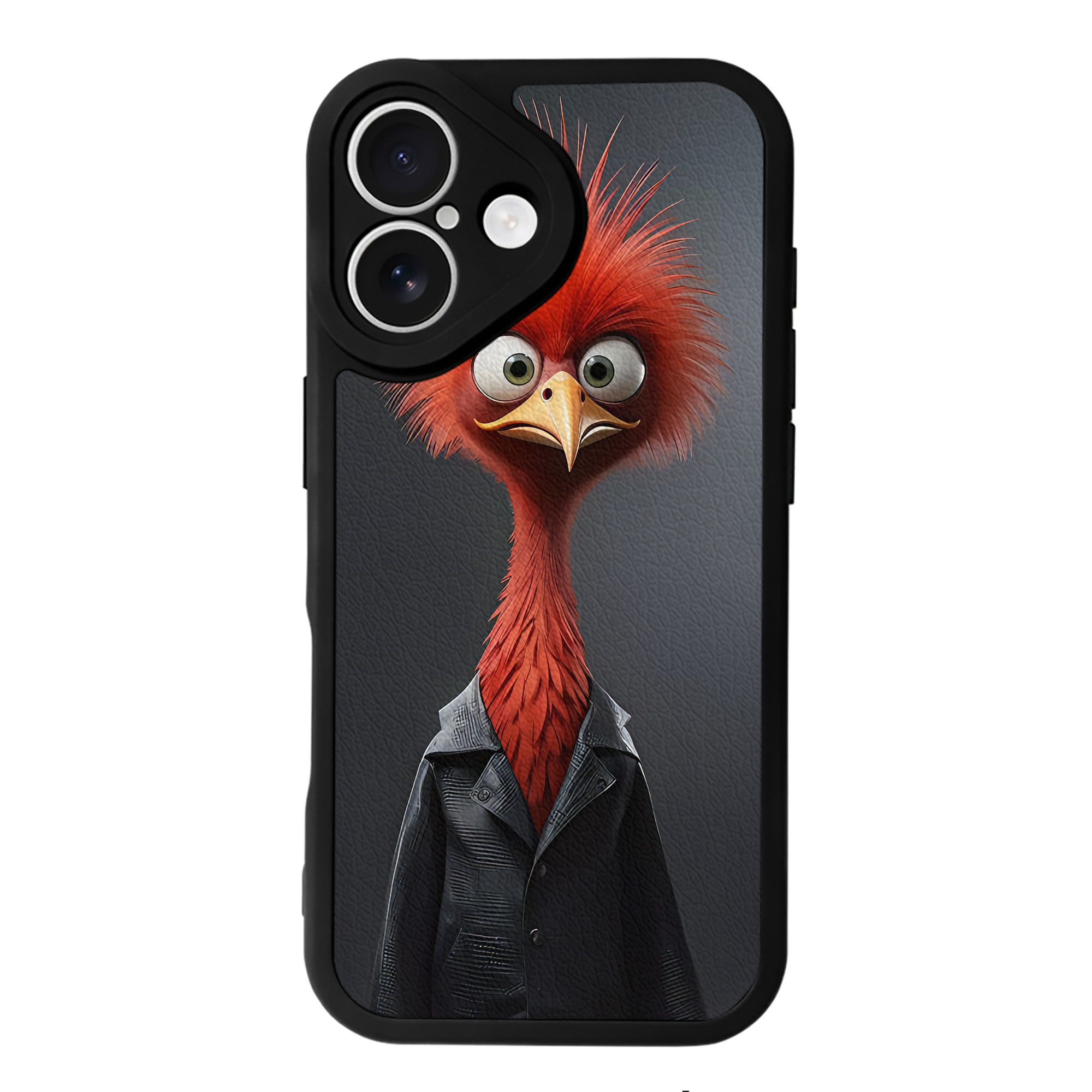 （画像用） Angry Birds アングリーバード 【iPhone 16シリーズ対応】シリコンスマホケース（レザー調） 材質：シリコン